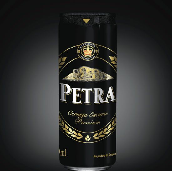 Lata de cerveja Petra 350ml