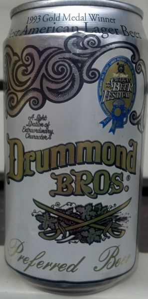 Lata de Cerveja Drummond Bros