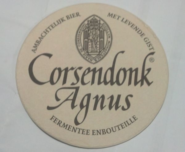Bolacha de chopp Corsendonk agnus redonda