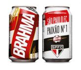 Lata de cerveja Brahma São Paulo 350ml