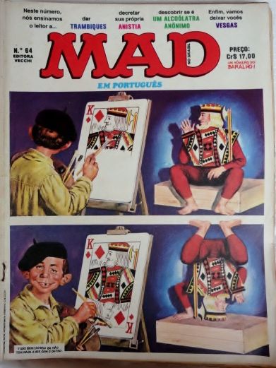 Revista Mad - Nº 64 - série antiga - Editora Vecchi - 1979